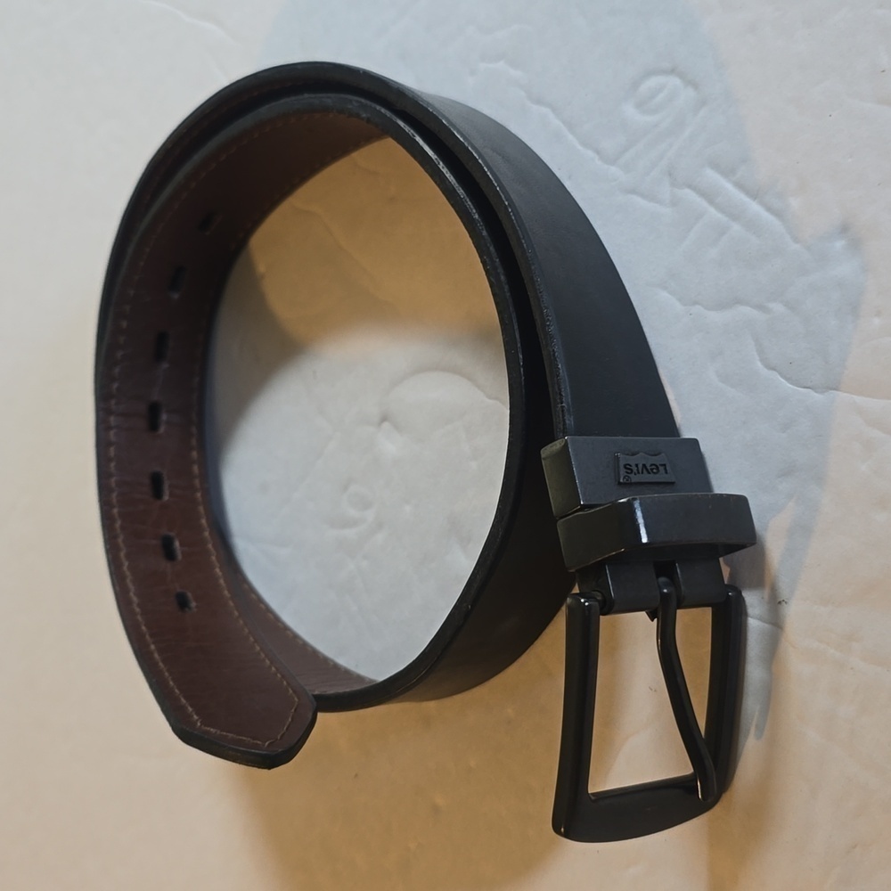 Levi's Black/Brown Reversible Belt Black buckle Kids Sz.Small